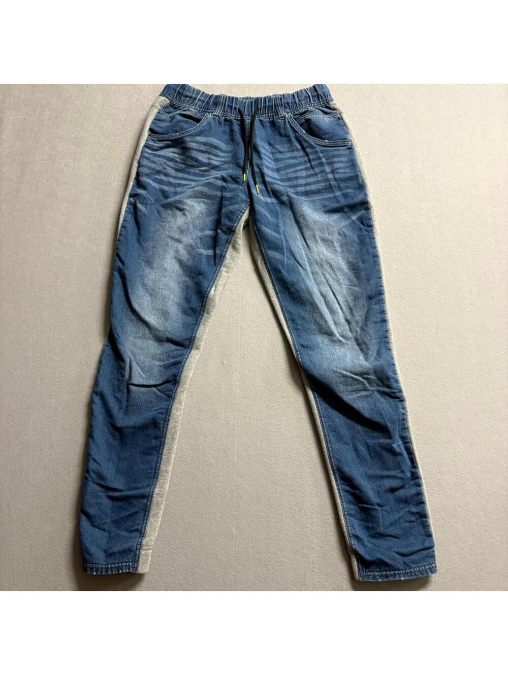 Zumba Wear Marvelous Jogger Pants Mens Medium Blue Denim Gray Sweatpants Hybrid